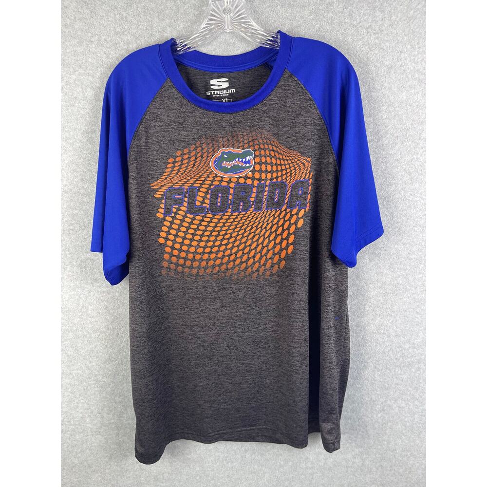 *STAIN* Stadium Florida Gators Sports T‎ Shirt Men's Size XL Gray